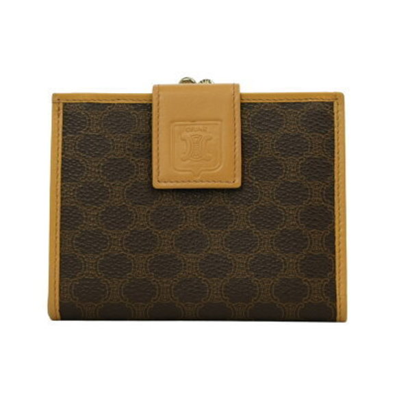 Celine Macadam Frame Two Wallet brown Canvas - Picture 1 of 7